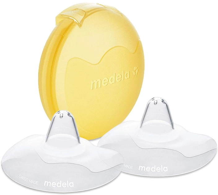 Силіконові накладки на груди для годування Medela Breastfeeding Nipples Contact G 16 мм 2 шт (7612367016636) - зображення 1