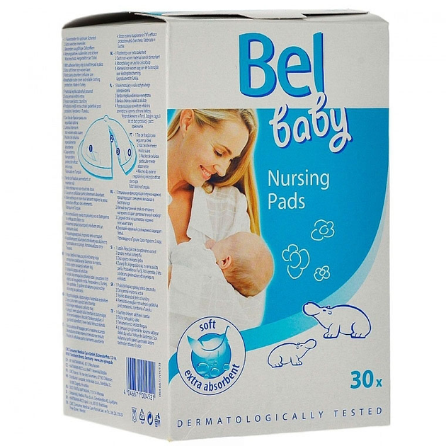Wkładki laktacyjne Bel Baby Nursing Pads 30 szt (4046871004521) - obraz 1