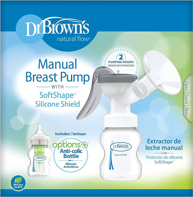 Молоковідсмоктувач Dr Brown's SoftShape Manual Milk Sucker (72239319475) - зображення 1