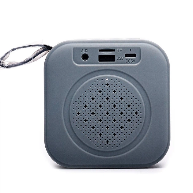 Беспроводная колонка Hoco HCZ2 портативная акустическая система с Bluetooth блютуз, Серая - Фото 3 Беспроводная колонка Hoco HCZ2 портативная акустическая система с Bluetooth блютуз, Серая - изображение 3