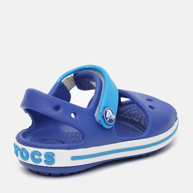 Дитячі сандалії для хлопчика Crocs Kids Crocband 12856-4BX-C10 27-28 16.6 см Сині (191448115491) - зображення 4