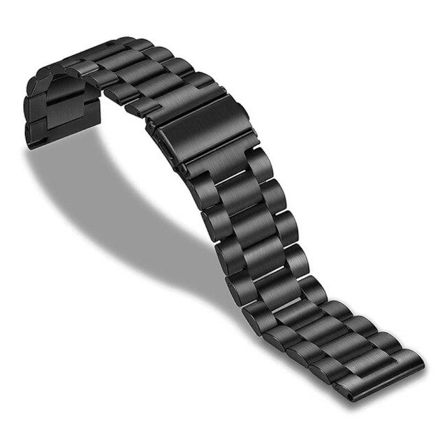 Ремешок браслет (3 звена) для Garmin Venu 3 | Venu 2 черный - изображение 3