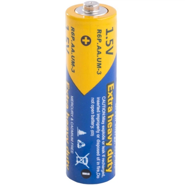Батарейка сольова для фотоапарата AA/HR6 PKCELL 1.5V 2pc/card (R6P-2B) - зображення 2