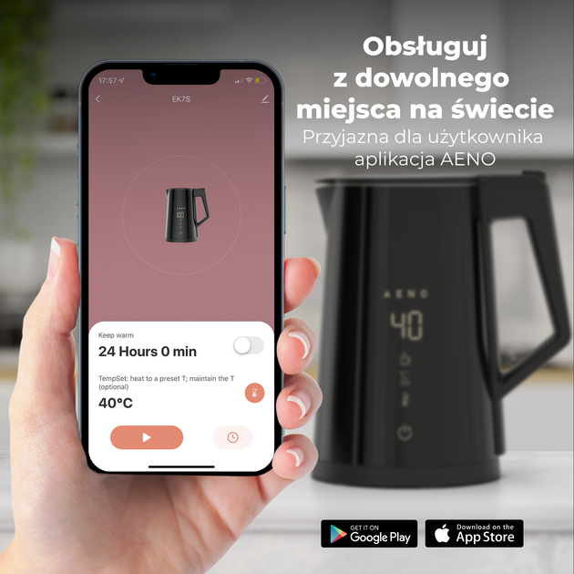 Електрочайник AENO EK7S - зображення 6