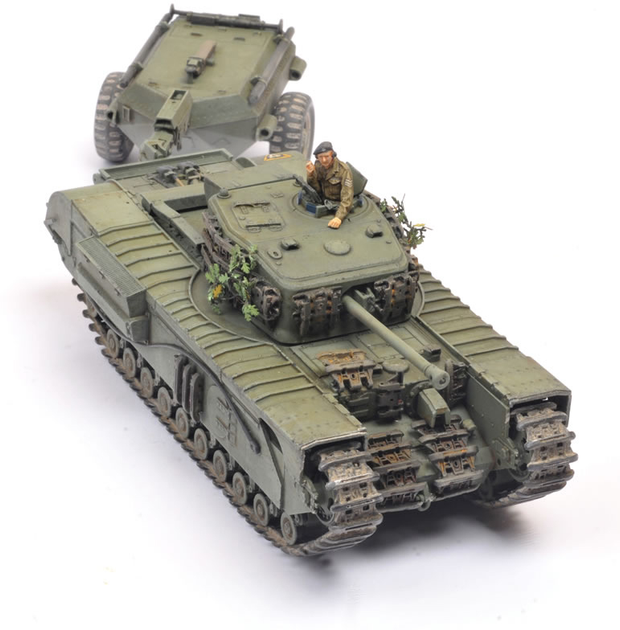 Model do sklejania Tamiya czołg British Churchill Mk.VII Crocodile 1:48 (4950344325948) - obraz 1