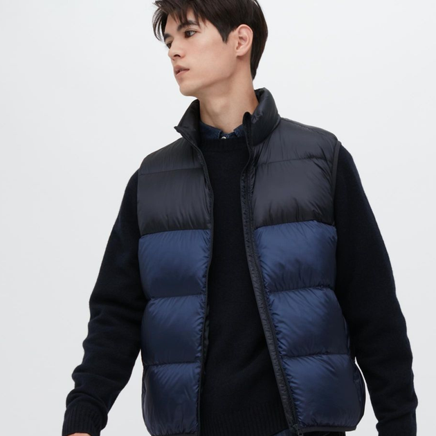 Жилет Uniqlo розмір XS темно синя (454226) - изображение 2