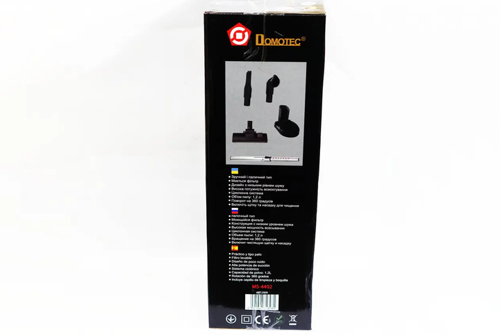 Ручной колбовый пылесос без мешка Domotec MS-4402 220V - изображение 7