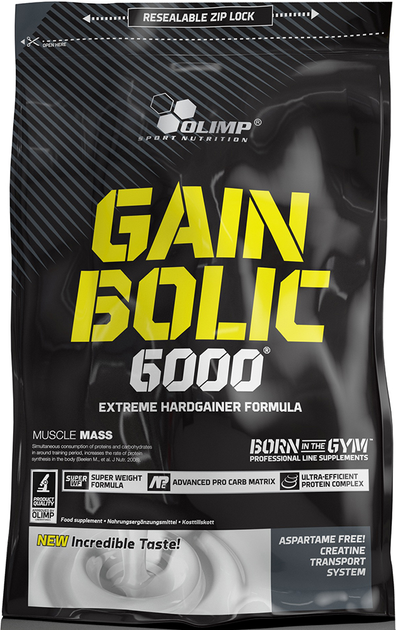 Гейнер Olimp Gain Bolic 6000 1 кг Шоколад (5901330038105) - зображення 1