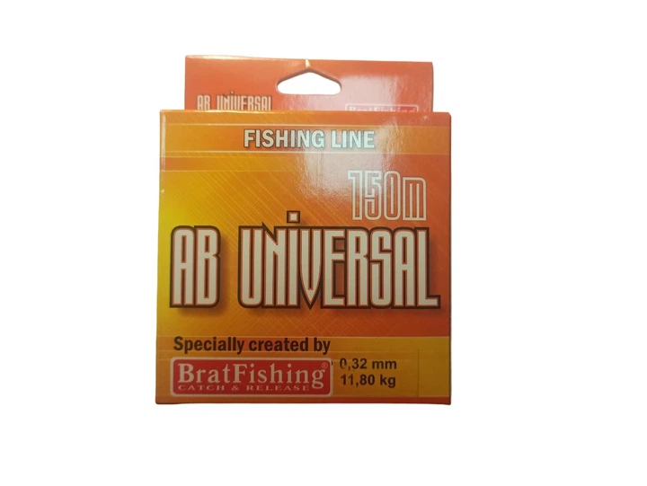 Леска Bratfishing AB UNIVERSAL 0.32 мм 150 м прозрачная (5) - изображение 2