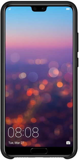 Etui Huawei Silicone Cover do P20 Black (6901443214143) - obraz 2