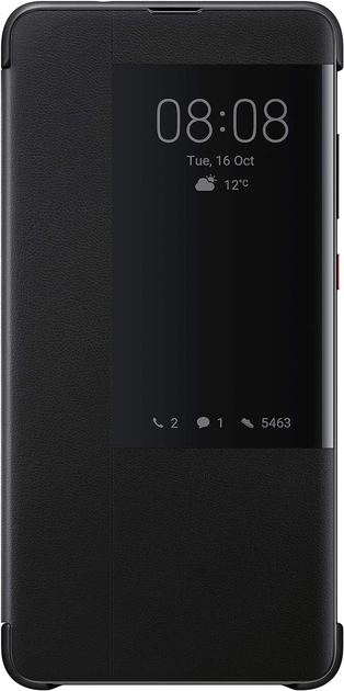 Etui z klapką Huawei Smart View Flip Cover do Mate 20 Black (6901443251315) - obraz 2