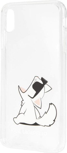 Панель Karl Lagerfeld Choupette Fun do Apple iPhone Xs Max Transparent (3700740436004) - зображення 1