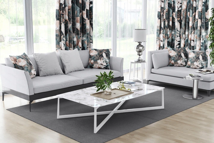 Готова напівзатемнювальна штора Soovi Home 140 х 250 см на тасьмі Delicate flowers (14559594291) - зображення 5