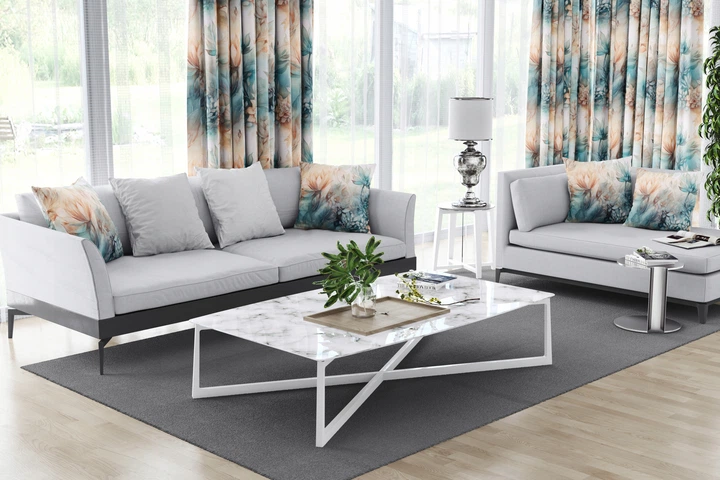 Готова напівзатемнювальна штора Soovi Home 140 х 250 см на тасьмі Flowers (14554946571) - Фото 3 Готова напівзатемнювальна штора Soovi Home 140 х 250 см на тасьмі Flowers (14554946571) - изображение 3