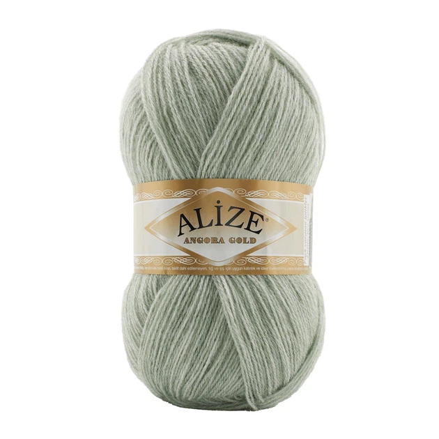 Пряжа Alize Angora Gold 881 Оливковий - Фото 1 Пряжа Alize Angora Gold 881 Оливковий - зображення 1