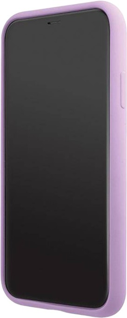 Etui Karl Lagerfeld Silicone Signature do Apple iPhone Xr/11 Purple (3666339130602) - obraz 3