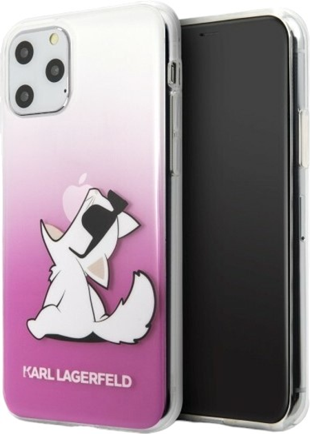 Etui Karl Lagerfeld Choupette Fun do Apple iPhone 11 Pro Max Pink (3700740466803) - obraz 1