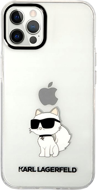 Панель Karl Lagerfeld Ikonik Choupette do Apple iPhone 12/12 Pro Transparent (3666339119089) - зображення 2