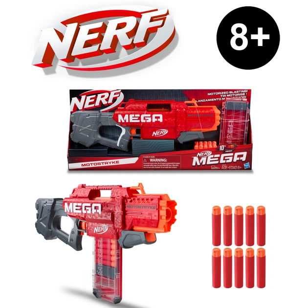Бластер Нєрф Мєга Мотострайк Nerf Mega Motostryke Motorized 10