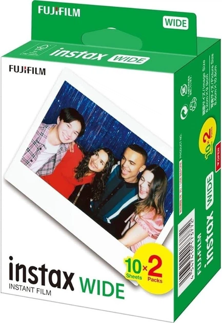 フィルムカメラ FUJIFILM instax WIDE210 #2922 Фотопапір Fujifilm Instax Wide (2 картриджі х 10 знімків) для