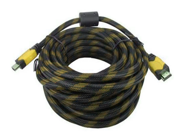 Кабель Hdmi to Hdmi 15м 1080p усиленный в обмотке - Фото 1 Кабель Hdmi to Hdmi 15м 1080p усиленный в обмотке - изображение 1