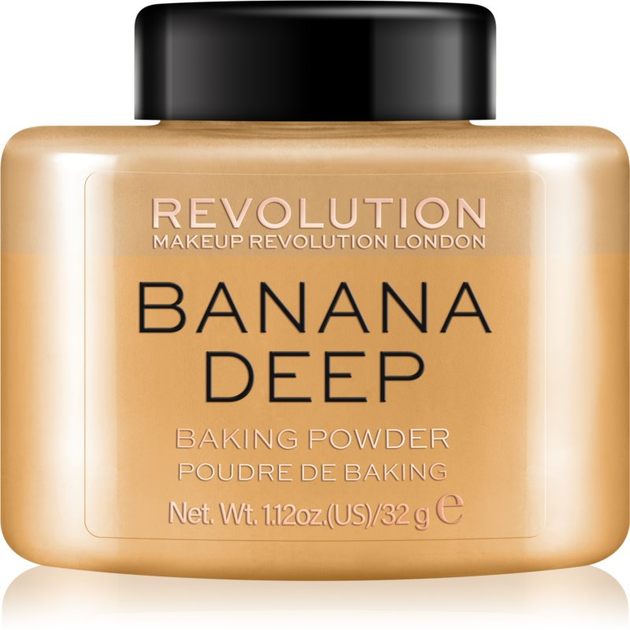 Пудра для обличчя Makeup Revolution Baking Powder Banana Deep 32 г (5057566072182) - зображення 1