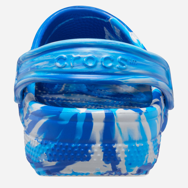 Дитячі крокси-сабо для хлопичка Crocs Classic Marbled Clog TCR206838 23-24 Синій/Мультиколір (196265315468) - зображення 5