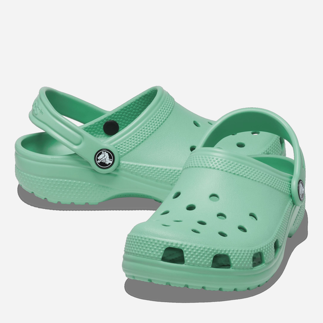 Crocsy dziecięce dla dziewczynki Crocs Classic Clog TCR206990 22-23 Miętowe (196265271269) - obraz 2