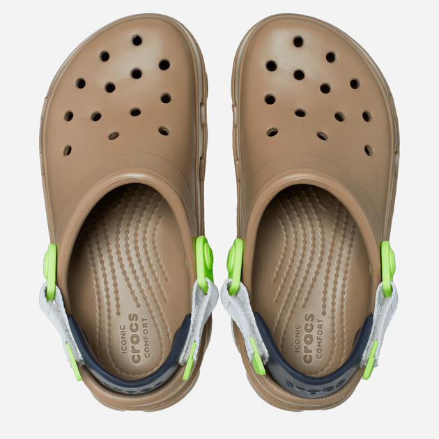 Chodaki chłopięce Crocs Classic All Terrain Clog KCR207458 34-35 Ciemnobeżowe (196265255627) - obraz 3