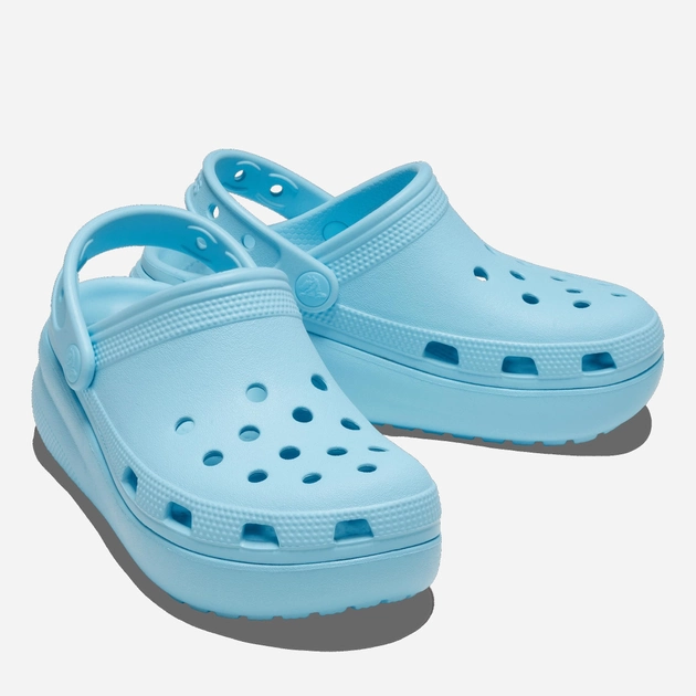 Дитячі крокси для дівчинки Crocs Classic Crocs Cutie Clog KCR207708 30-31 Блакитні (196265221783) - зображення 2