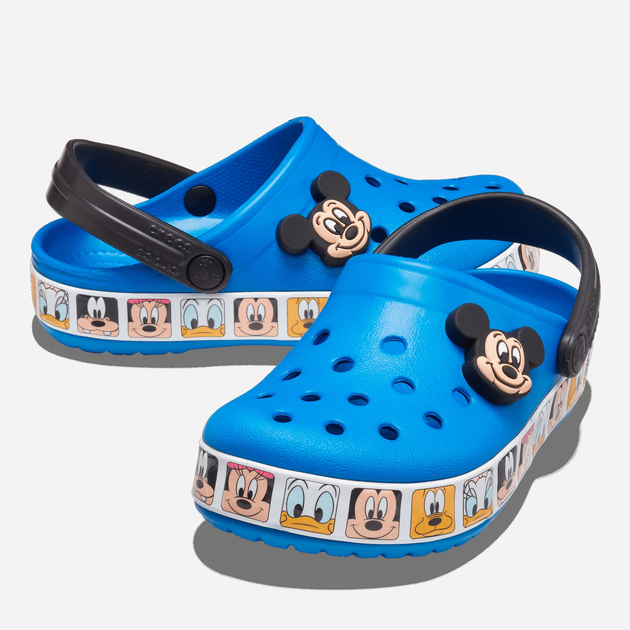 Crocsy chłopięce z przypinkami Crocs Fl Mickey Mouse Band Clog TCR207718 27-28 Niebieskie (191448938564) - obraz 2