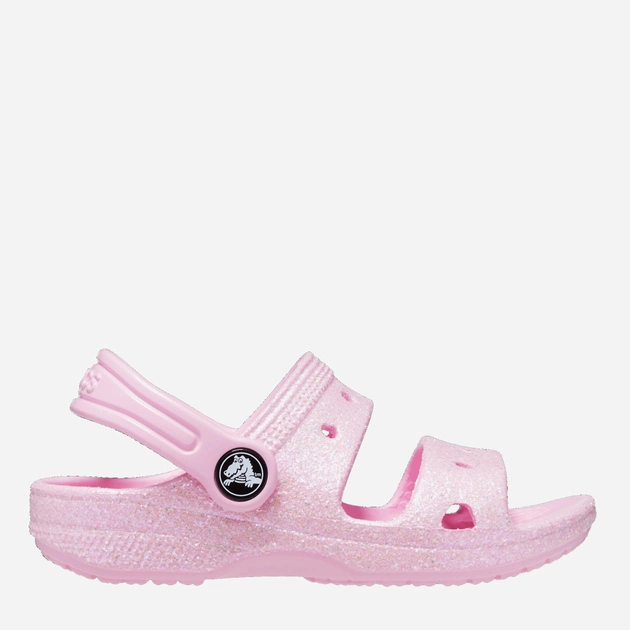 Дитячі сандалії для дівчинки Crocs Classic Crocs Glitter Sandal TCR207983 27-28 Рожеві (196265256235) - зображення 1