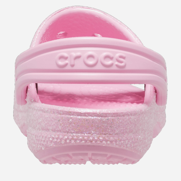 Дитячі сандалії для дівчинки Crocs Classic Crocs Glitter Sandal TCR207983 22-23 Рожеві (196265256266) - зображення 4