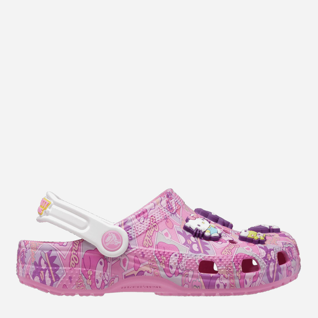 Crocsy dziecięce dla dziewczynki z przypinkami Crocs Classic Hello Kitty Clog TCR208025 24-25 Różowe (196265184996) - obraz 1