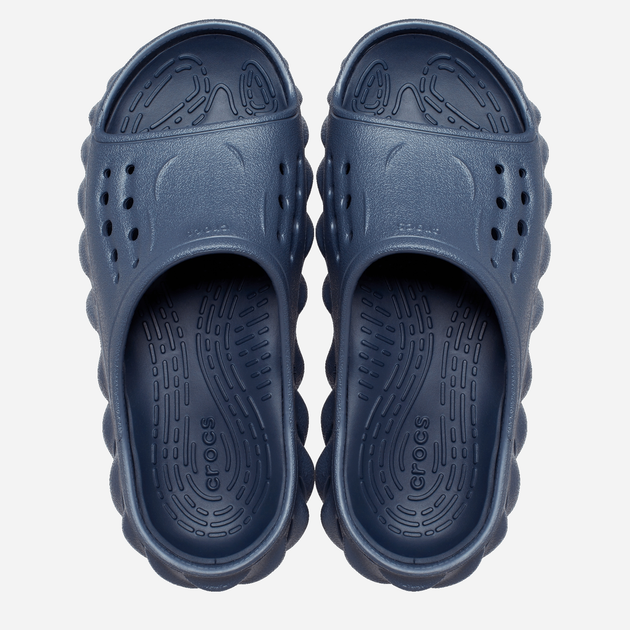 Klapki chłopięce Crocs Echo Slide KCR208185 32-33 Niebieskie (196265265077) - obraz 3