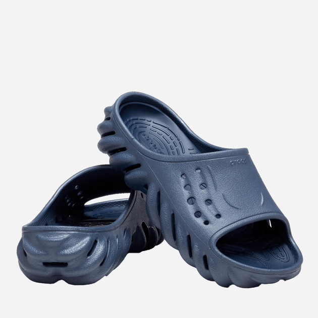 Дитячі шльопанці для хлопчика Crocs Echo Slide KCR208185 34-35 Сині (196265265091) - зображення 2