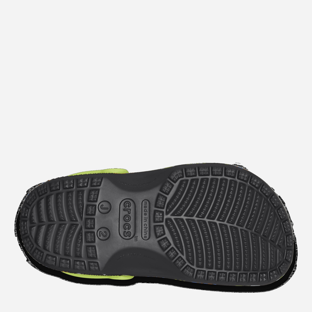 Дитячі крокси для хлопичка Crocs Classic Lightning Bolt Clog KCR208307 30-31 Чорні (196265237050) - зображення 5