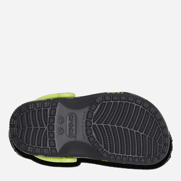 Дитячі крокси-сабо для хлопичка Crocs Classic Lightning Bolt Clog TCR208309 22-23 Чорні (196265237241) - зображення 5