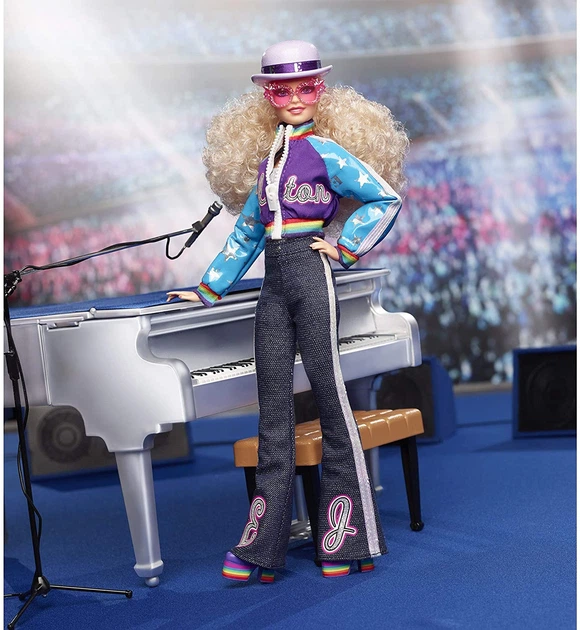 Кукла Барби коллекционная Элтон Джон Barbie Collector Elton John Doll (GHT52) - Фото 2 Кукла Барби коллекционная Элтон Джон Barbie Collector Elton John Doll (GHT52) - изображение 2