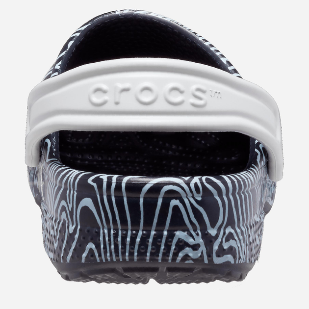 Дитячі крокси-сабо для хлопичка Crocs Classic Topographic Clog KCR208313 30-31 Темно-Сині (196265237531) - зображення 4