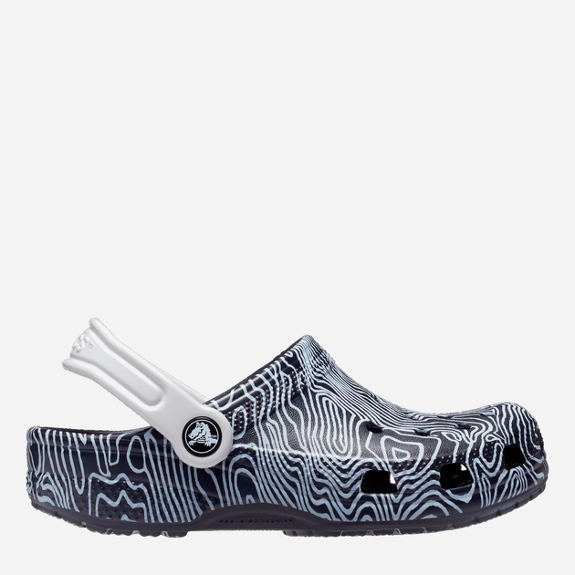 Crocsy chłopięce Crocs Classic Topographic Clog KCR208313 32-33 Ciemnoniebieskie (196265237548) - obraz 1