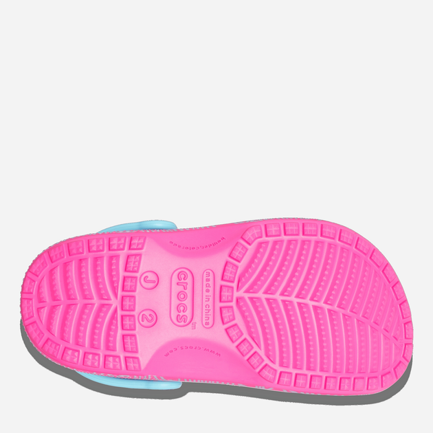 Дитячі крокси для дівчинки Crocs Classic Topographic Clog KCR208313 29-30 Рожеві (196265237616) - зображення 5