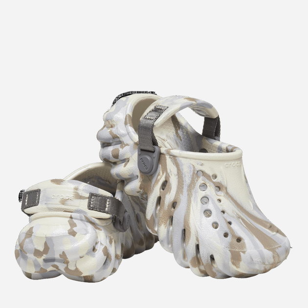 Crocsy chłopięce Crocs Echo Marbled Clog TCR208466 27-28 Beżowe (196265300266) - obraz 2