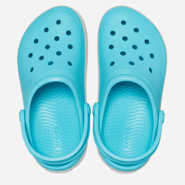 Chodaki dziecięce dla dziewczynki Crocs Off Court Clog KCR208477 33-34 Niebieskie (196265325009) - obraz 3