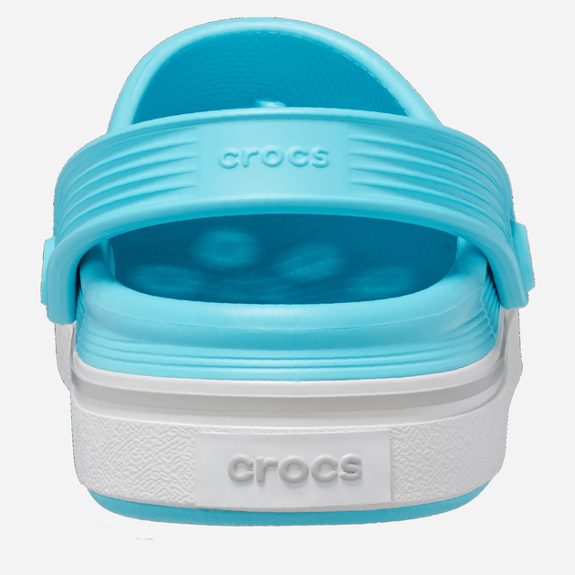 Дитячі крокси для дівчинки Crocs Off Court Clog KCR208477 34-35 Блакитні (196265325016) - зображення 4