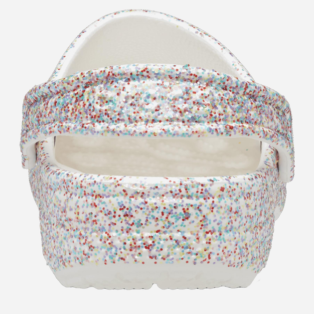 Chodaki dziecięce dla dziewczynki Crocs Classic Sprinkle Glitter Clogt CR208571 25-26 Białe (196265326136) - obraz 4