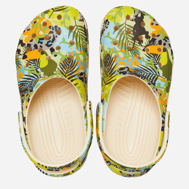 Дитячі крокси-сабо для хлопичка Crocs Classic Far Out Clog TCR208573 23-24 Зелені (196265326426) - зображення 3