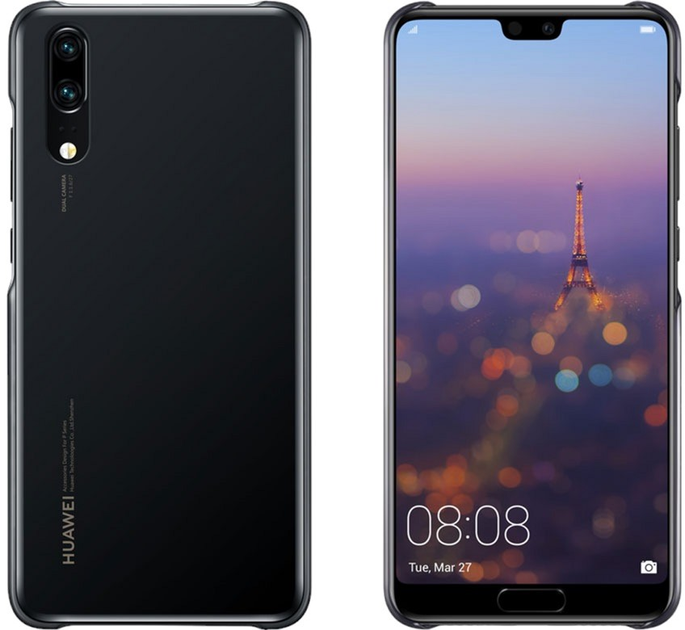 Etui Huawei Color Case do P20 Czarny (6901443214006) - obraz 1
