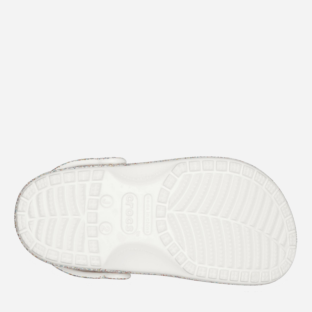 Chodaki dziecięce dla dziewczynki Crocs Classic Sprinkle Glitter Clogk CR208574 33-34 Białe (196265326495) - obraz 6
