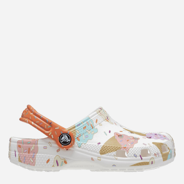 Дитячі крокси для дівчинки Crocs Classic Ice Cream Graphic Clgk CR208575 30-31 Різнокольорові (196265345748) - зображення 1